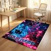 Personalized Crystal Velvet Carpet,Demon Slayer Custom Printed Name, Plush Area Rug For Home Indoor Decor