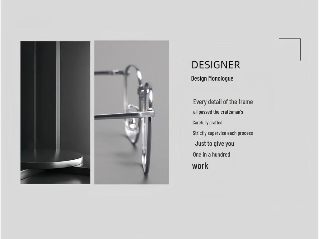 Unisex 162MM Large Full Frame Eyeglasses: Titanium & Acetate Frame, Prescription-Ready for Myopia