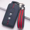 Key Fob Cover for Mitsubishi Outlander ASX Lancer Pajero Sport L200 Triton Eclipse with Keychain Anti-Scratch Surface Shockproof Structure