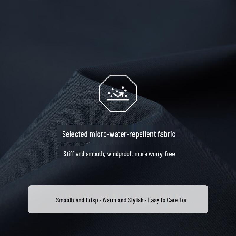 EMZ Men's Business Casual Zipper Windbreaker Jacket