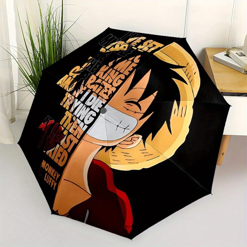 Pirate King Automatic Folding Umbrella - Lightweight, Retractable Design with 8-Rib Durability, Perfect for Outdoor Adventures, Fashionable