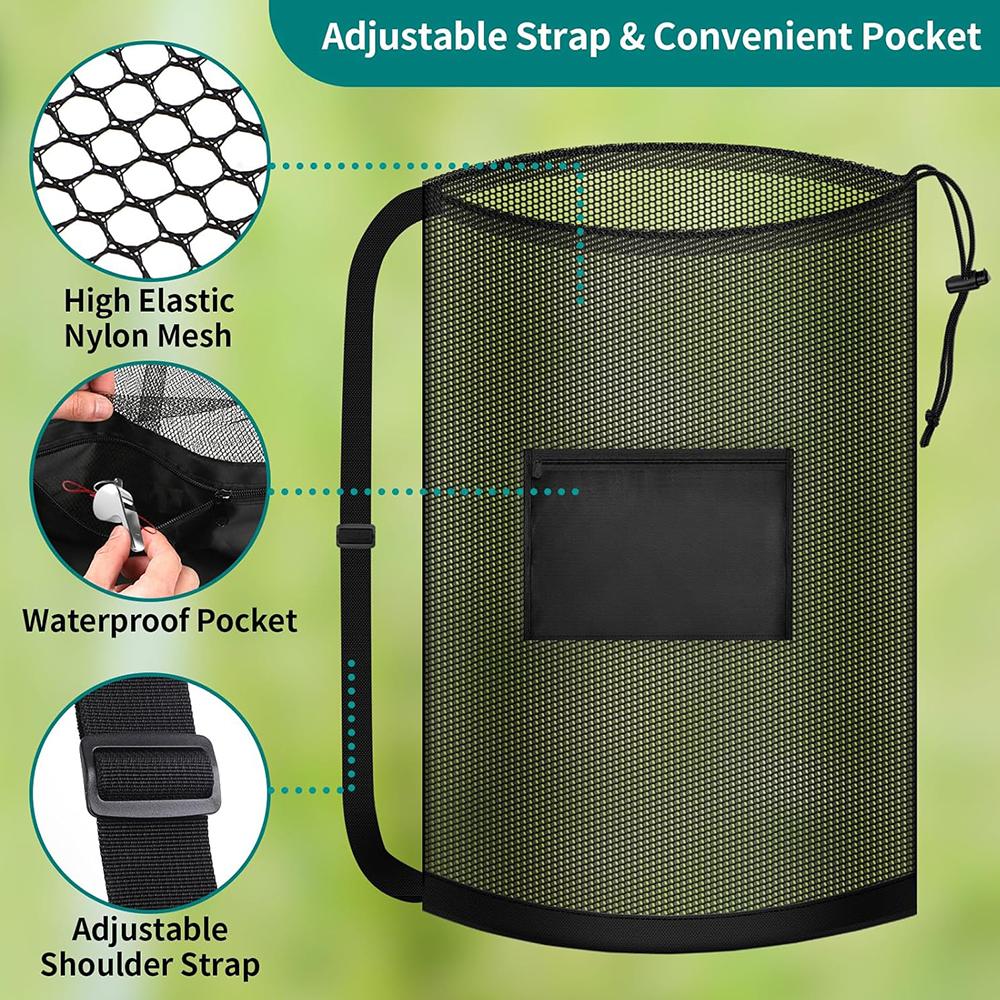 40" X 30" Extra Large Soccer Ball Bag For Holding Basketball, Volleyball, Etc