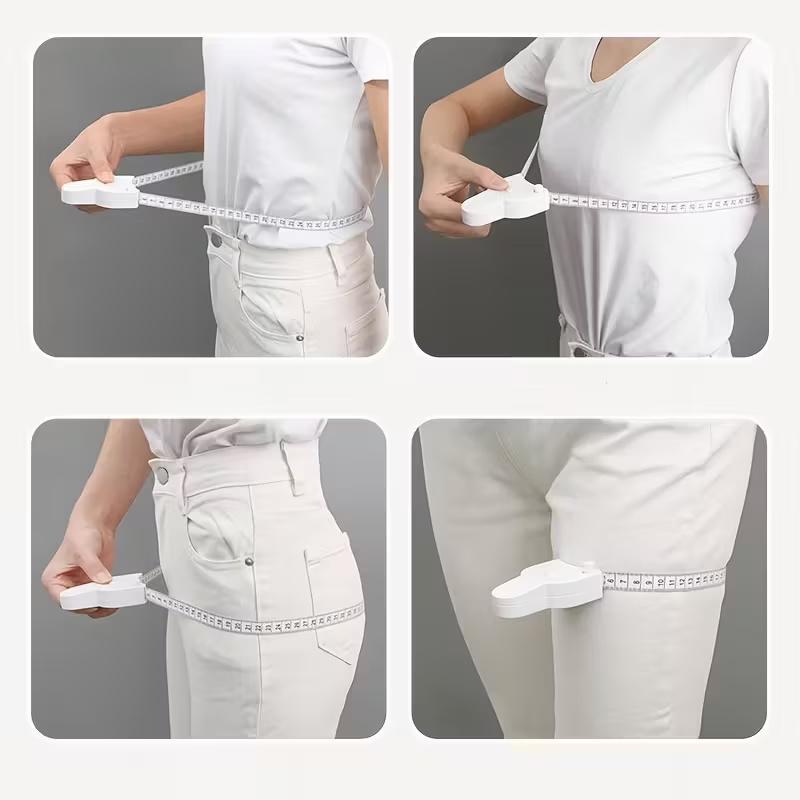 Soft Body Measuring Tape - Flexible Fiberglass Ruler for Fitness, Sewing & Tailoring, Lightweight & Portable for Home Use