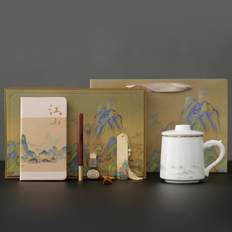 High-End Corporate Gift: Custom Logo Business Souvenir for Clients & Employees