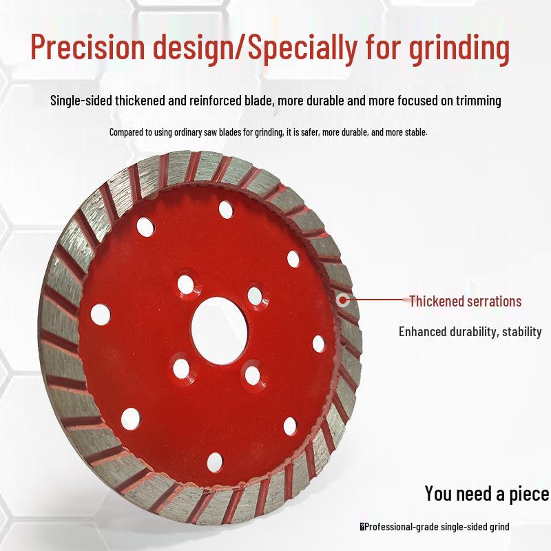 Diamond Grinding Disc for 100 Angle Grinder – Granite, Concrete, Stone Trimming 180mm Thick Saw Blade