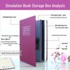 Cross-Border E-commerce Book Safe with Password Lock - Creative Storage Box & Metal Piggy Bank