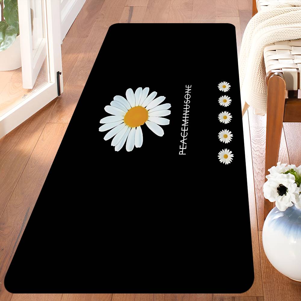G-G-Dragon P-Peaceminusone Floor Mat INS Style Soft Bedroom Floor House Laundry Room Mat Anti-skid Household Carpets