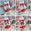 Baby Clothes for Christmas Cape Rabbit Christmas Hat Sitting Party Vinyl Pendant