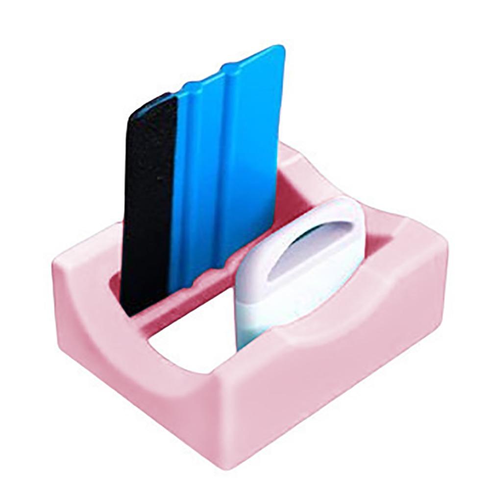 

Silicone Tumbler Holder Built-in Slot Tumbler Stand Functional Cup Holder Cup рожевий