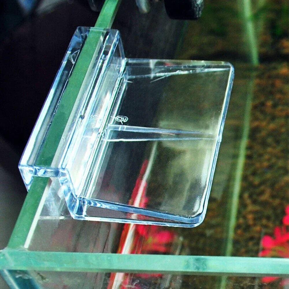10Pcs Width 5/6/8/10/12mm Fish Tank Bracket Transparent Acrylic Aquarium Filter Light Stand Glass Lid Clip Aquarium Accessories