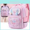 Cute Mermaid Oxford Cloth School Backpack For Girls Lightweight And Spinal Protection