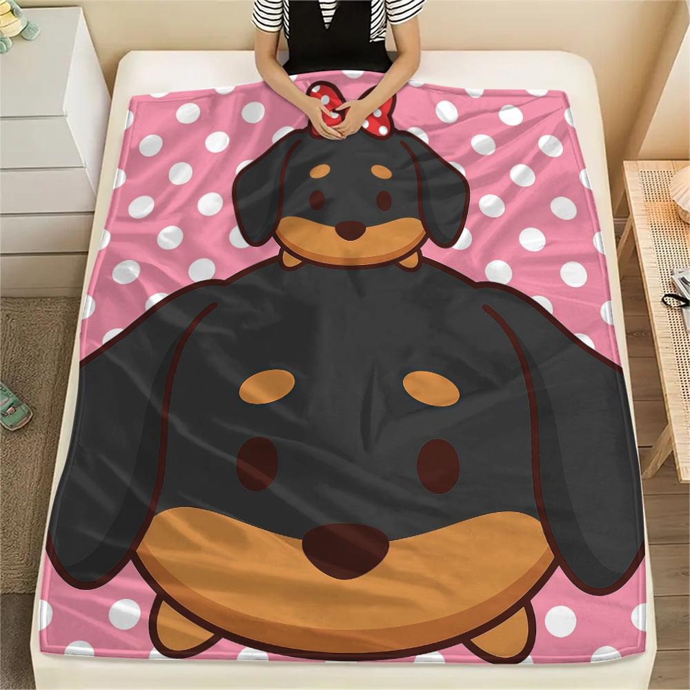 Cartoon animal avatar Print Flannel Blanket,High quality Comfortable for All Seasons,Home Decor,Warmth and Comfort,Perfect for Christmas Gifts