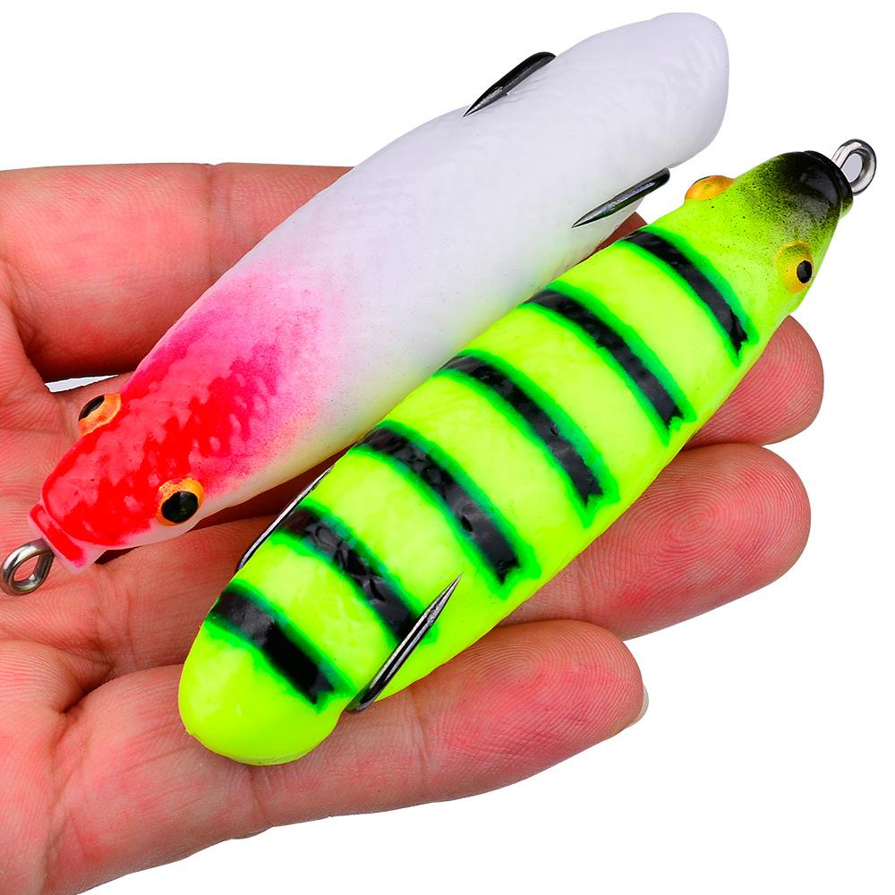 Lure Fake Bait Simulation Luya Soft Bait Can Be Modified Into Thunder Frog Black Fish 9.5cm 17g Long-range Floating Water Cicada Pupa Frog Bait