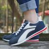 Men's Retro Low-Top Leather Running Shoes - Casual Fashion Sneakers for Spring and Autumn