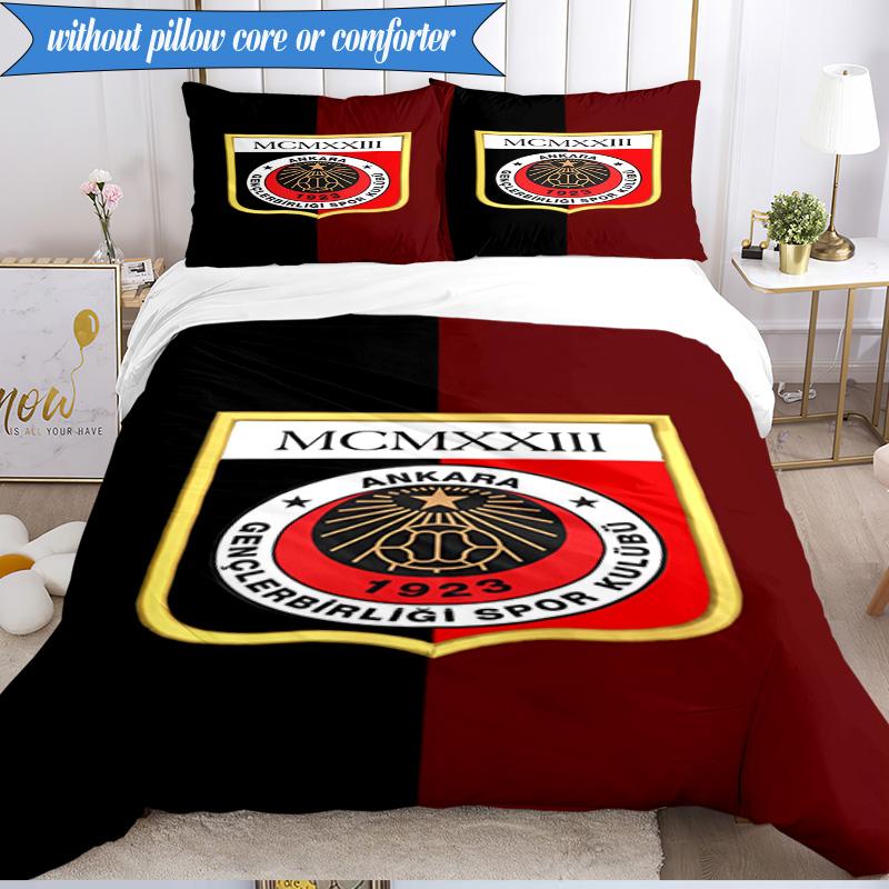 3-teiliges Genkelbigli Club Sport Bettwäsche-Set 2D-Druck (Enthält 1 Bettbezug + 2 Kissenbezüge Ohne Füllung), Schlafzimmerdekoration, Ventilatorgeschenk