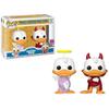 Figurines funko pop - funko - donald angel & devil 2-pack - édition limitée - multicolore - 10 cm
