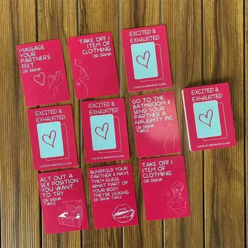 A Year Of Sex All-english Crazy Couples Game Cards Bedroom Flirting Excitement