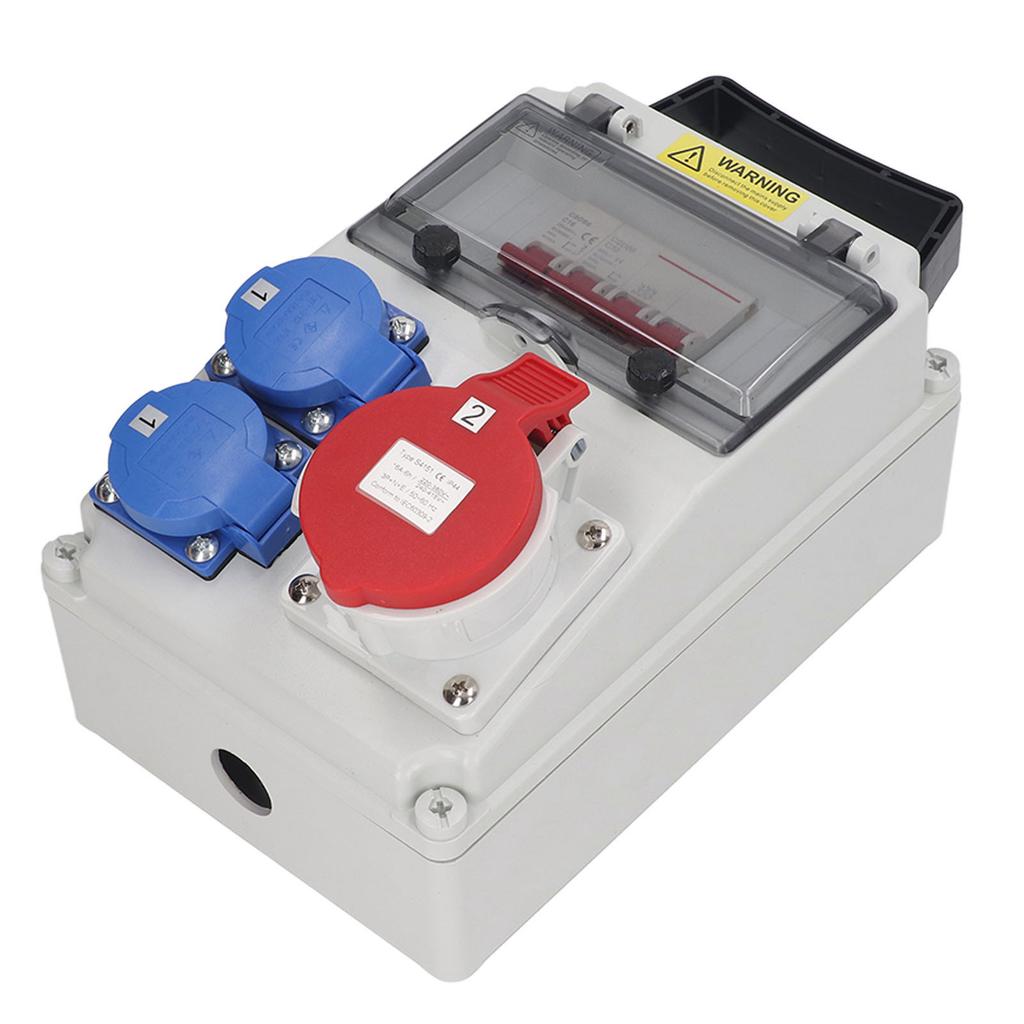 Power Distributor AC 200?250V Universal Socket AC 220?380V 240?415V CEE Socket with Circuit Breaker