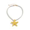 Beach Ocean Wind Party Exaggerated Star Necklace, Vacation Beach Starfish Pendant Necklace