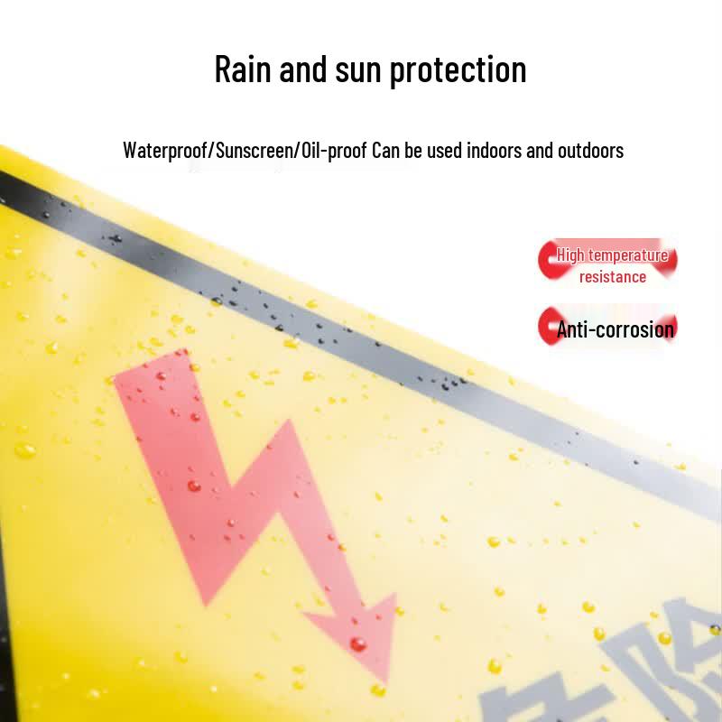 Bingyu BYlf-538 Electrical Hazard Warning Sticker (10-Pack) 20x20cm