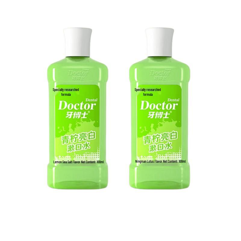 Dr. Tooth Lime Whitening Mouthwash, 2 x 100ml