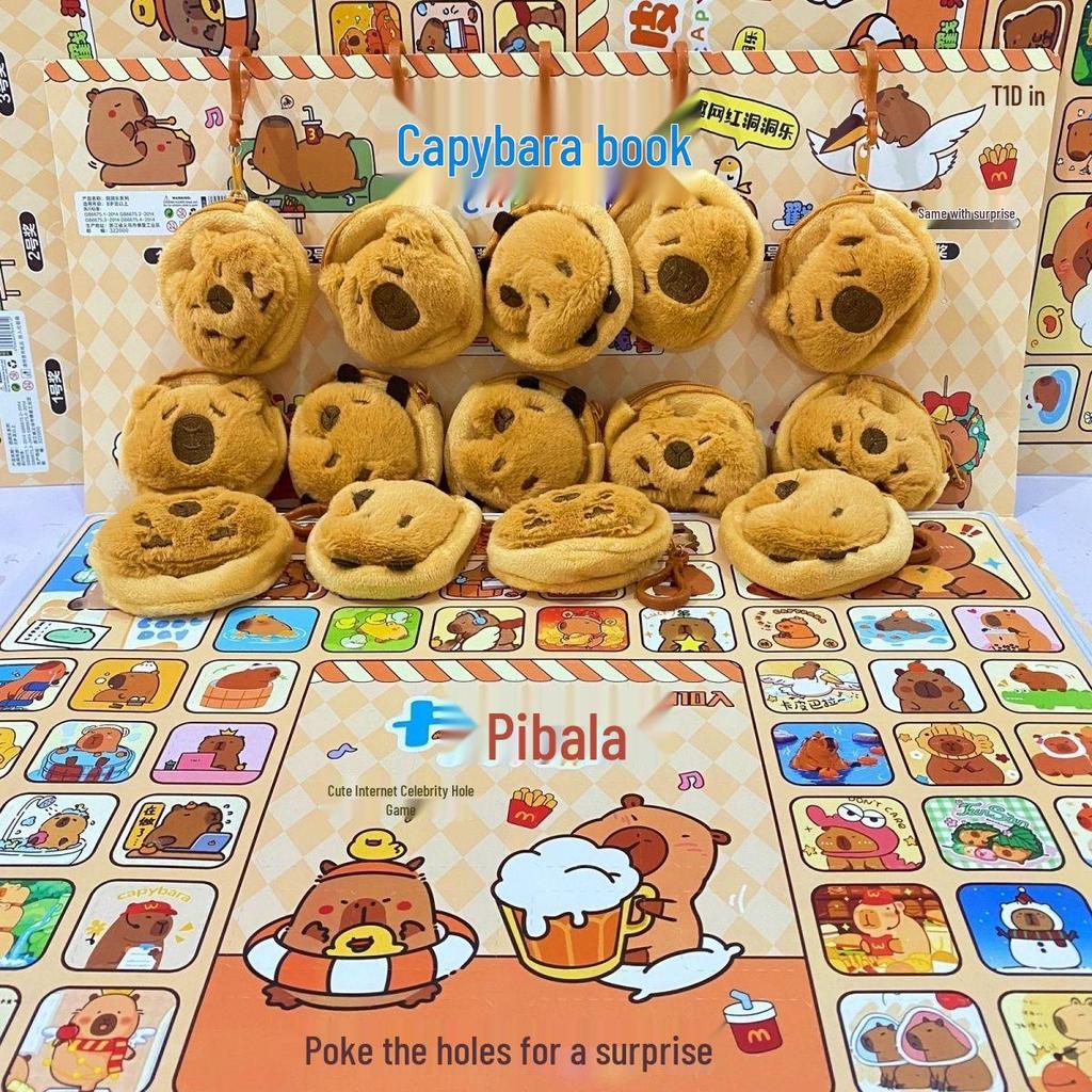 Capybara Bubble-Blowing Plush Toy & Poke Game Blind Box - Children's Day Gift