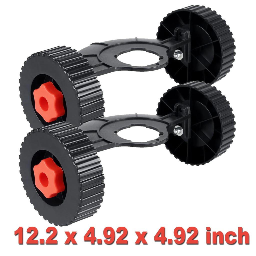 5PCS/1PCS Lawn Mower Support Wheel Support For Weed Trimmer String Trimmer Support Wheels Attachment for Grass Eater Holder