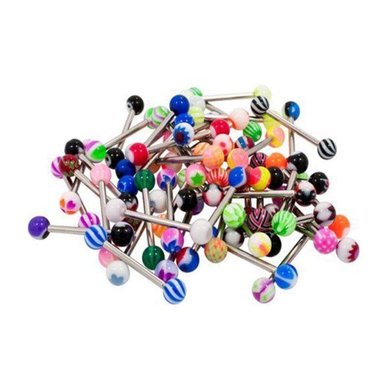 Ear Rings Tongue Nails Barbell Body Piercing Jewelry Umbilical Ring Bauchnabel Piercing