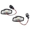 Error Free LED Car Number License Plate Light for Honda Crv Fit Jazz Odyssey Stream Freed Logo Insight HRV FRV Tag Lamp Assembly