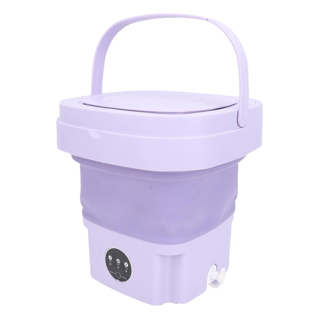 11L Portable Washing Machine Automatic Soft Spin Dry Portable Deep Cleaning Washing Machine for Apartment Dorm Hotel US