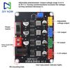 4 Way Power Switch Module DC6V-30V to 0.9V-29.6V Adjustable Output for Multi Device Power Supply Electric Competition Experiment