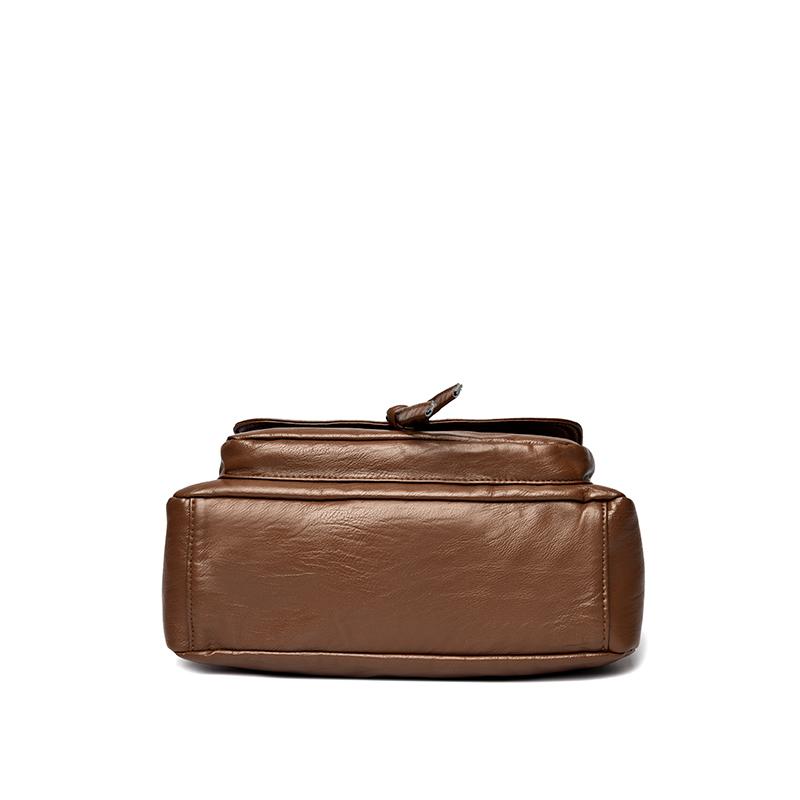 Large Capacity Retro Multi-layer Small Square Bag Women's Shoulder Crossbody Bag