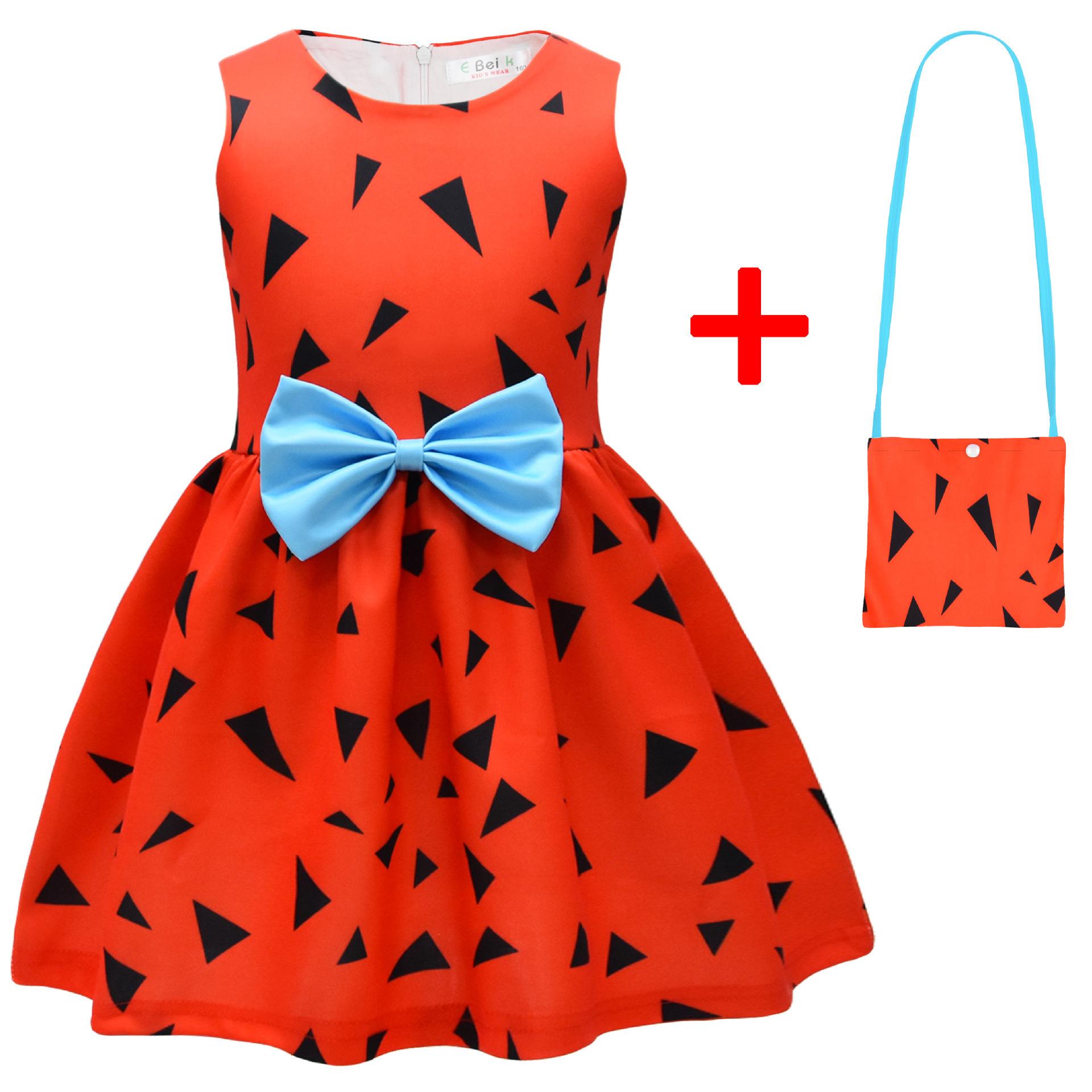 Halloween Dress Skirt, Digital Printing, Pumpkin Bow Skirt, Girls Dress + Bag 9157 100 yards