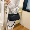 Trendy Small Crossbody Bag For Women In Black White And Silver With Chic Design