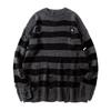 Girlfriend Boyfriend Oversized Knitted Sweater With Breathable Acrylic Fabric For Casual Winter Wear