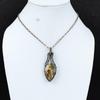 Charming Copper Rhodochrosite Gemstone Pure Copper Wire Wrapped Handmade Jewelry Pendant