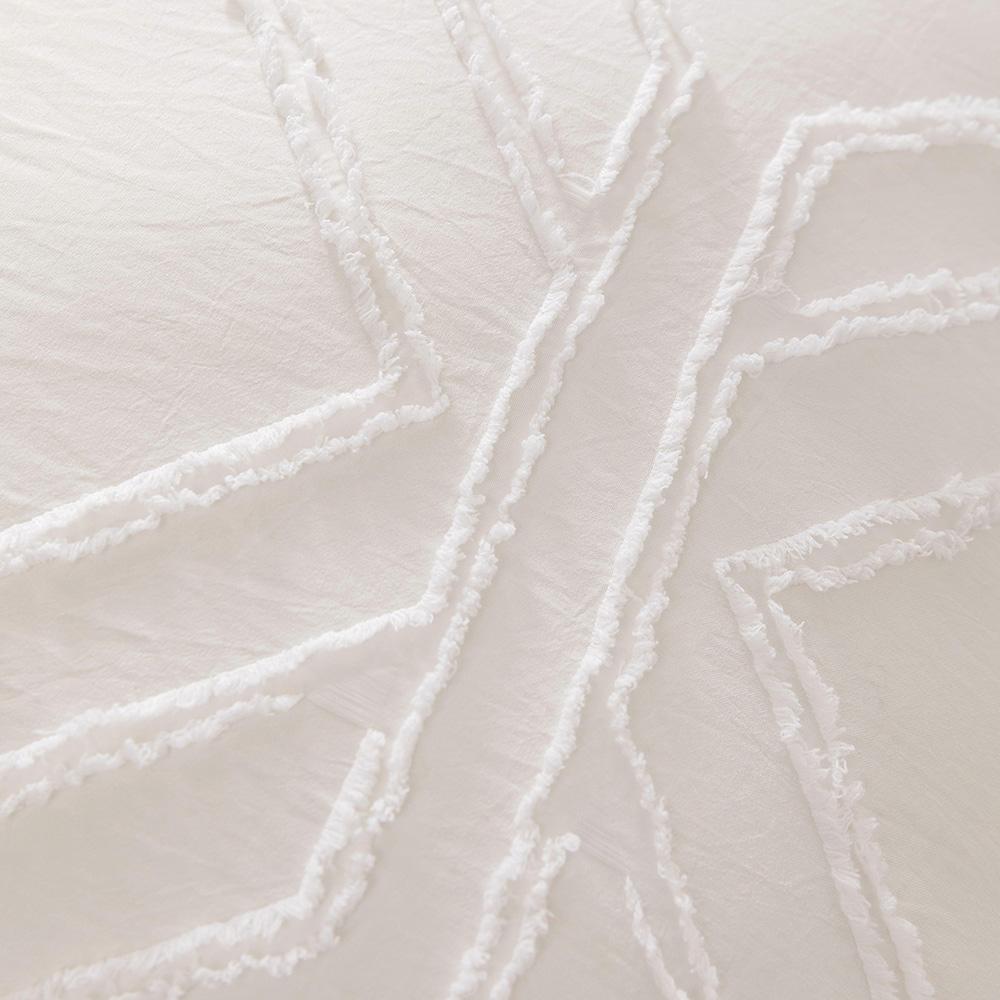 WOSTAR Summer white pinch pleat duvet cover 220x240cm luxury double bed quilt cover bedding set queen king size comforter cover