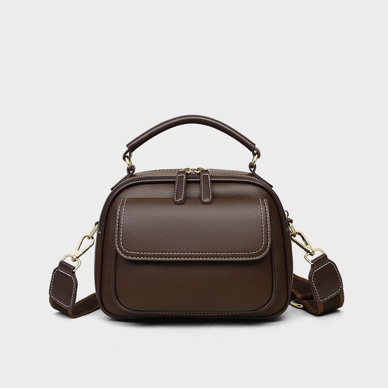 Bag 2026 new women's bag spring and summer leather shoulder messenger bag feeling light luxury handbag small bag