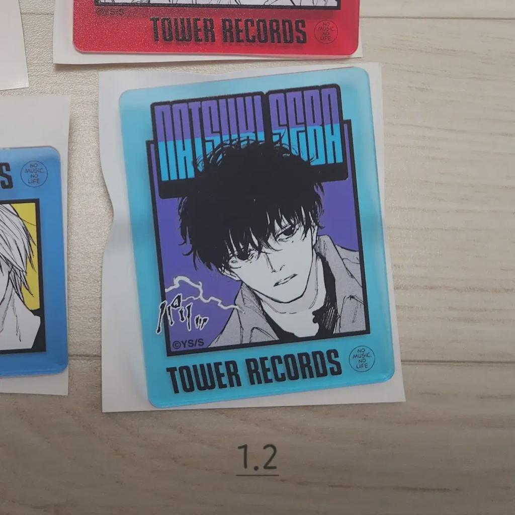 Sakamoto Days Natsuki Tower Records Acrylic Badge Sale