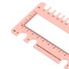 Multipurpose Love Heart Sheep Head For Knitting Needles Ruler Tool Crochet Hooks Gauge Ruler