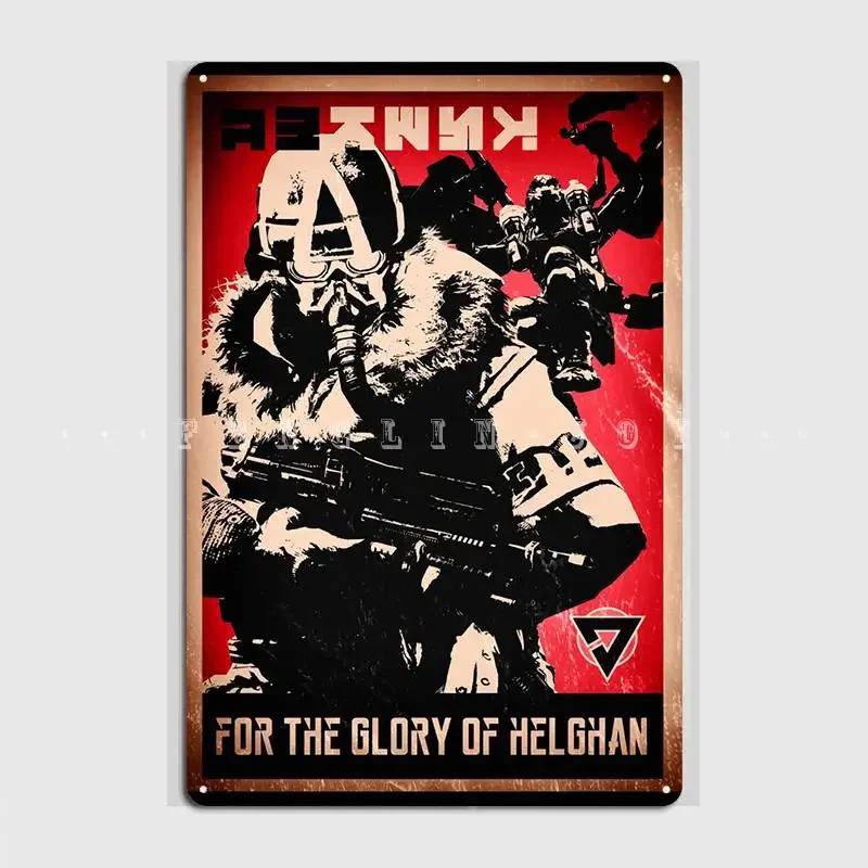 Killzone Propaganda Poster Metal Sign Club Party Cinema Designing Wall Decor Tin Sign Posters