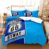 Route 66 3D print Bedding Set Duvet Cover Pillowcase Gift for Student boy Adult 2/3pcs set Single/Double/Queen Large Size
