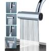 Rotation Kitchen Faucet Extension 4 Function Sprays Setting Rustproof Bathroom Sink Sprayer Head Suitable for Kitchen