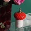 Creative Ceramic Candy Jar Fairy Castle Candle Jar Household Delicate Jewelry Cosmetics Cotton Swab Box Tabletop Art Decoration