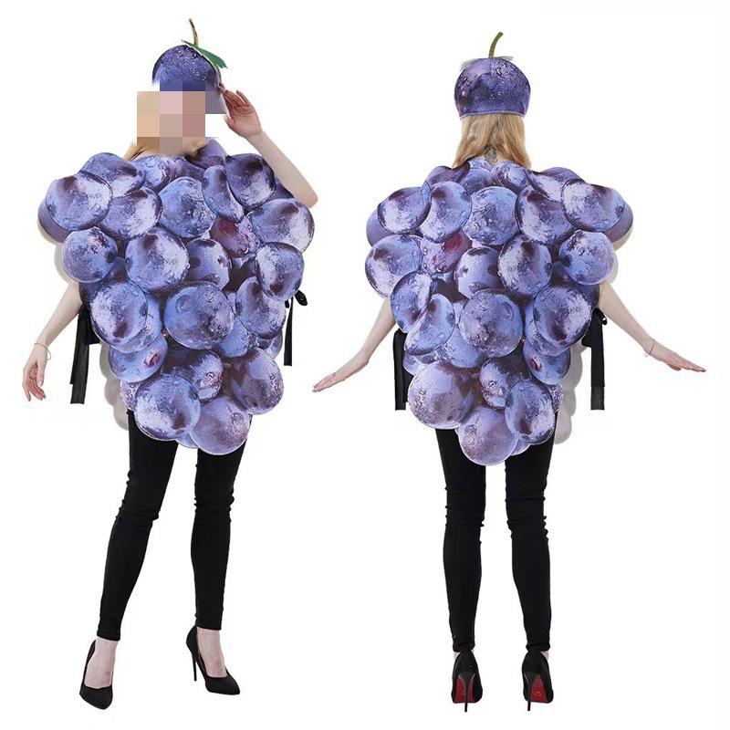 Halloween Mardi Gras Ice Cream Doll Cosplay Ball Stage Uniform Adult Cake Hat Show