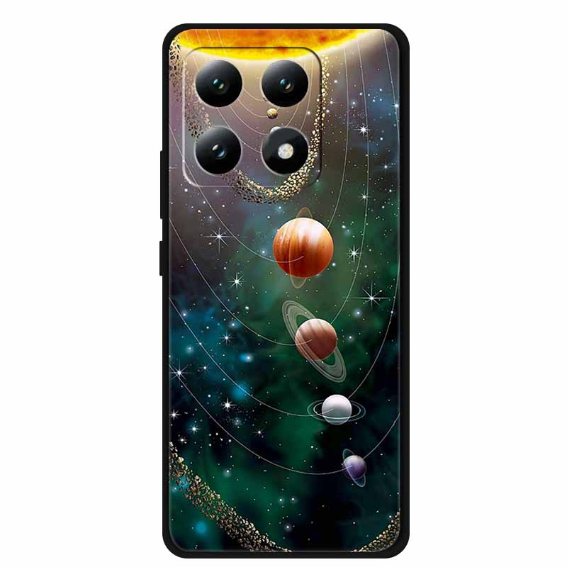 Handyhülle Für Xiaomi 15T Pro 5G Rückseite Hüllen Schwarzes Silikon Weiches Coque Für Xiaomi 15T 5G Hülle 15 T Pro 6,83" Fundas Schale