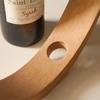 Moderno Portabottiglie di Vino in Legno Bilanciato per Bar, Cantina, Club, Espositore, Decorazione per la Casa, Portabottiglie di Vino in Bambù da Appendere Creativo