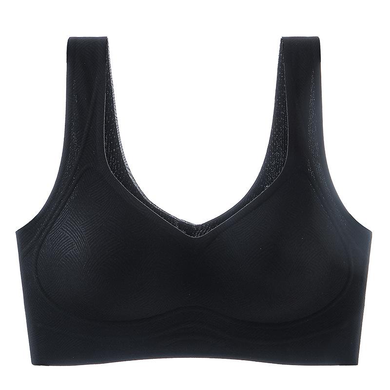 Underwear women's big breasts show small soft support, pull and gather, close secondary breasts, anti-sagging vest type sports bra cover