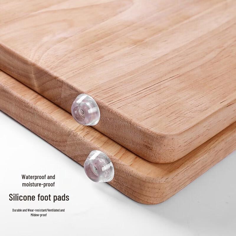 Solid Rubber Wood Cutting Board