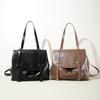 New Autumn and Winter Season Genuine Leather Women's Bag, Custom-made Backpack, Versatile for Commuting, Korean-style Handbag